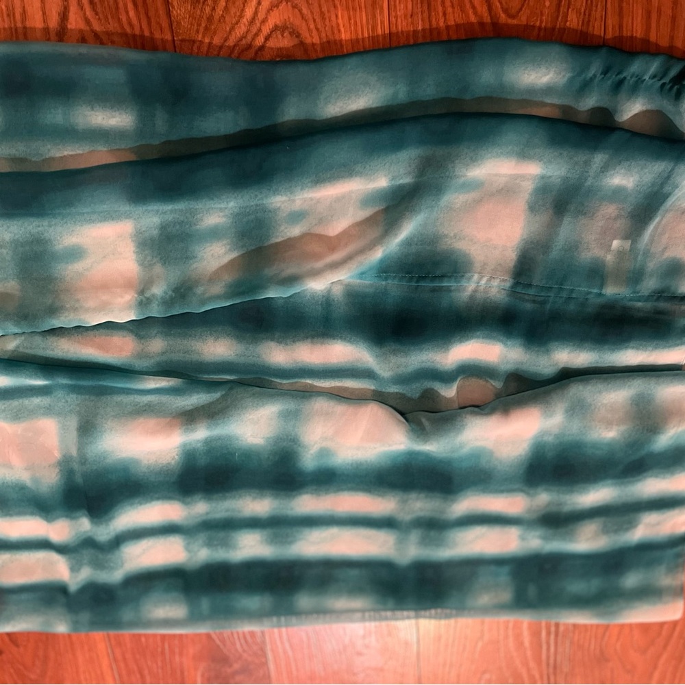 Teal and White Calvin Klein shawl shrug - Picture 8 of 8